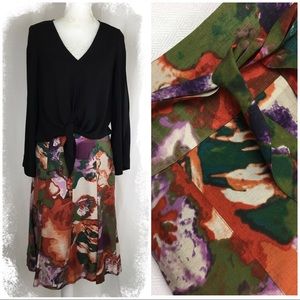 Worthington Printed Midi Skirt